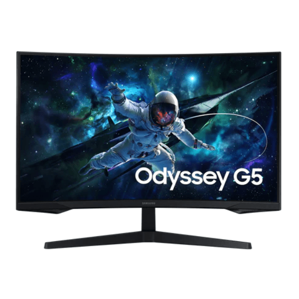 Samsung Odyssey G5 32-inch curved QHD 165Hz gaming monitor – front view
