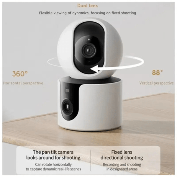 Xiaomi Smart Camera C300 Dual 2K - White Xiaomi Egypt