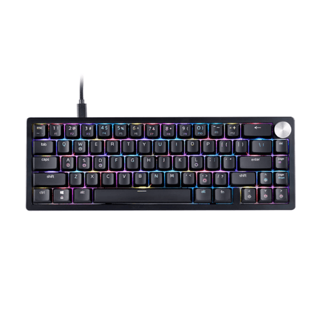 XPG Sorcerer Mini gaming keyboard red switch RGB English – front view black