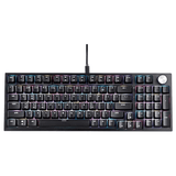 XPG Sorcerer wired gaming keyboard red switch RGB English – front view black