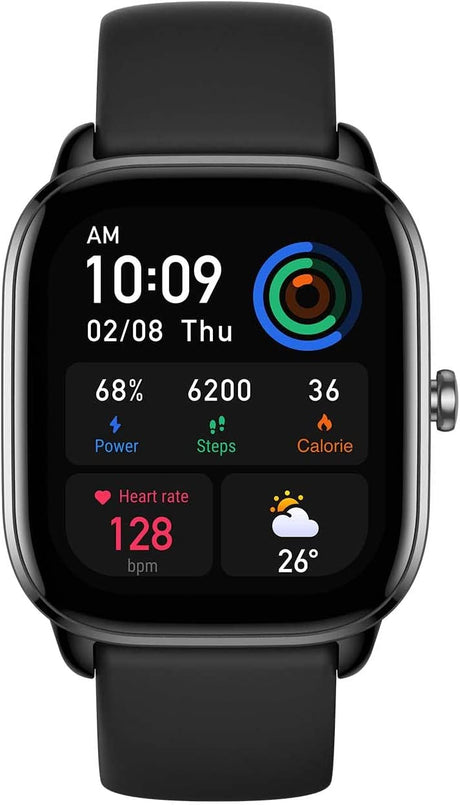 ساعة ذكية Amazfit GTS 4 Mini للنساء والرجال، نظام Alexa مدمج، نظام تحديد المواقع العالمي، متتبع اللياقة البدنية مع أكثر من 120 وضعًا رياضيًا، عمر بطارية يصل إلى 15 يومًا، مراقب معدل ضربات القلب للأكسجين في الدم، Android iPhone 