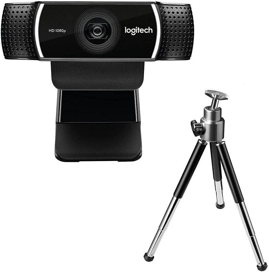 Logitech C922 Pro Stream Full HD Webcam with Mic and Adjustable Tripod