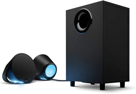 Logitech G560 LIGHTSYNC PC gaming speakers – front view