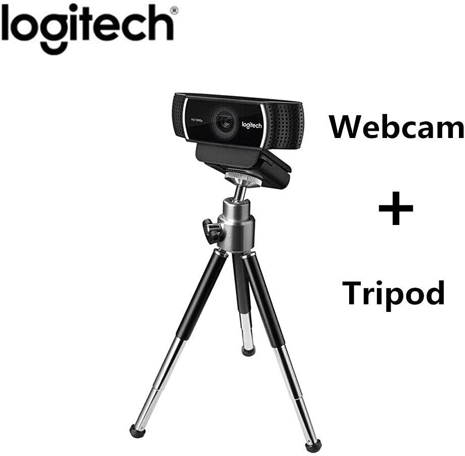 Logitech C922 Pro Stream Full HD Webcam with Mic and Adjustable Tripod