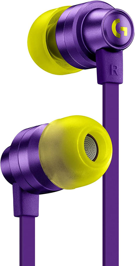 Logitech G333 gaming earphones – purple variant