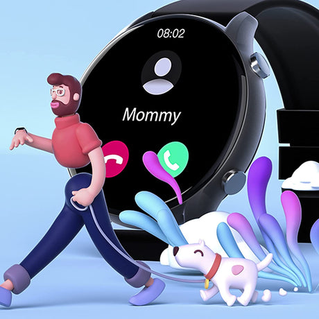 Kieslect KR smartwatch – on wrist lifestyle