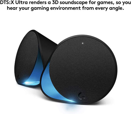 Logitech G560 gaming speakers – RGB subwoofer detail