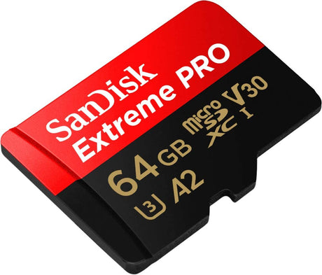 SanDisk Extreme Pro 64GB for 4K Video on Smartphones, 200MB/s - Micro