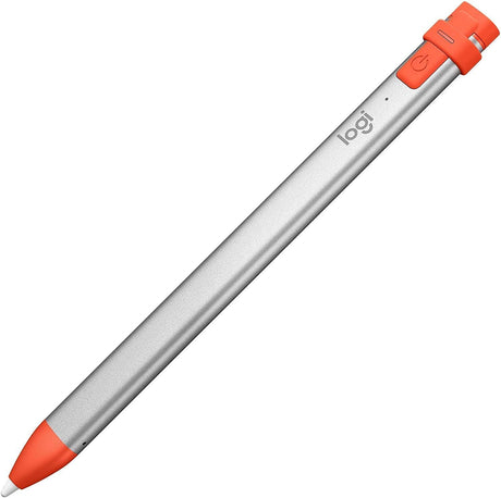Logitech Crayon digital pencil for iPad – front view orange
