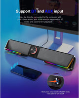 REDRAGON GS570 DARKNETS RGB Wireless Gaming Sound Bar