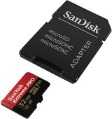 SanDisk Extreme PRO microSDHC 32GB PRO Deluxe 100MB/s A1 C10 V30 UHS-I U3