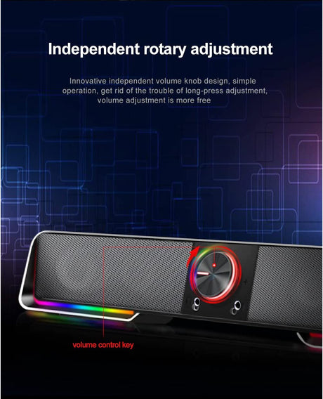 Redragon GS570 Darknets RGB Wireless Gaming Sound Bar - DokanTech #