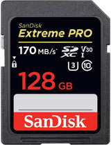 SanDisk 128GB 170MB Extreme PRO UHS-I SDXC Memory Card