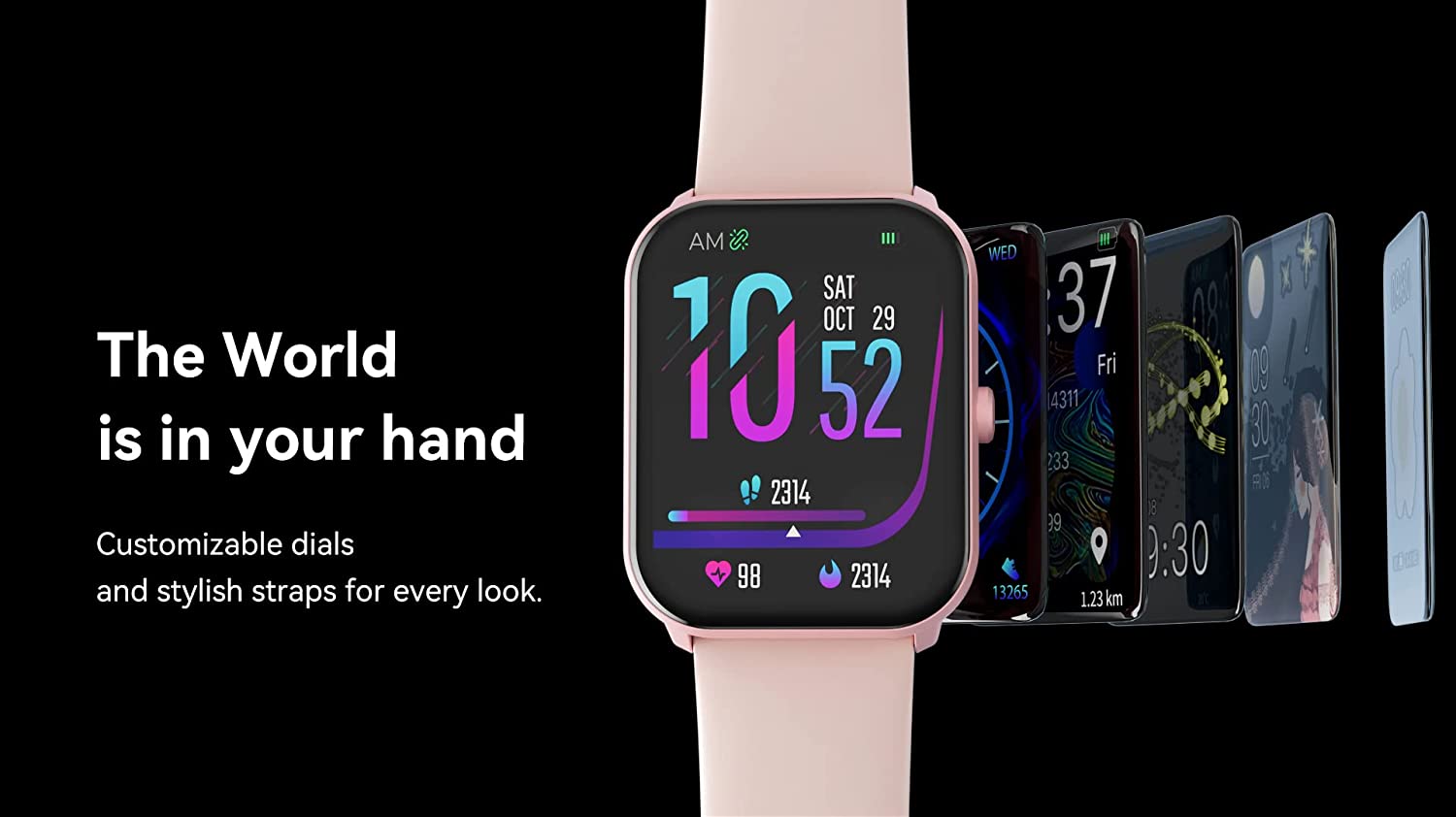 iMilab Smart Watch W01 black - DokanTech #