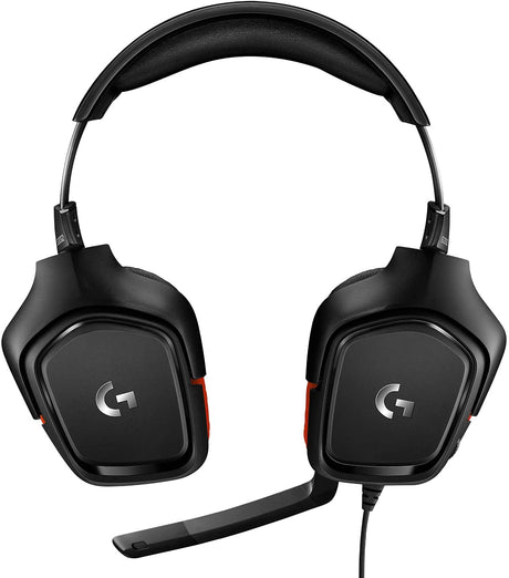 Logitech G332 gaming headset – worn during gaming