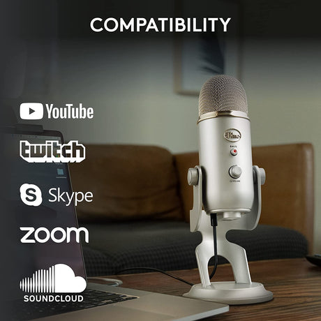 Logitech Yeti USB microphone – four polar pattern modes