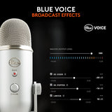 Logitech Yeti Usb Mic with Blue Voice - Silver