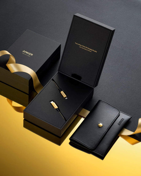Anker Powerline +III USB-C Cable With Lighting Connector - Gold - DokanTech #