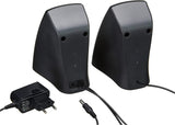 Logitech Z130 STEREO SPEAKERS WITH STRONG BASS, 10W Peak/5W RMS power.