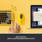 لوجيتك POP Keys لوحة المفاتيح الميكانيكية اللاسلكية Emoji 