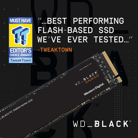 WD Black SN850 NVMe SSD 1TB Gen4 7000 MB/s - DokanTech #