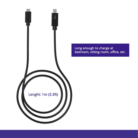 Tronsmart USB-C to Micro-USB cable – braided design