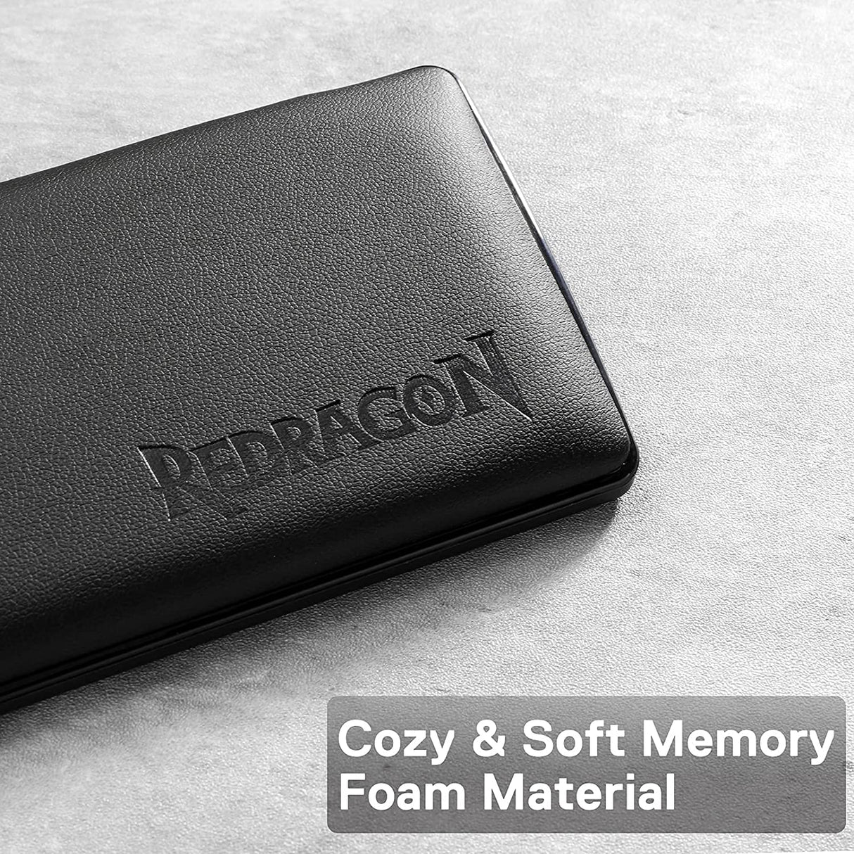 Redragon Meteor Ergonomic Soft Memory Foam Wrist Rest with Anti-Slip Rubber Base