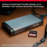 بطاقة Sandisk Extreme Pro بسعة 128 جيجابايت وسرعة 200 ميجابايت/ثانية - بطاقة SD لفيديو بدقة 4K لكاميرات DSLR
