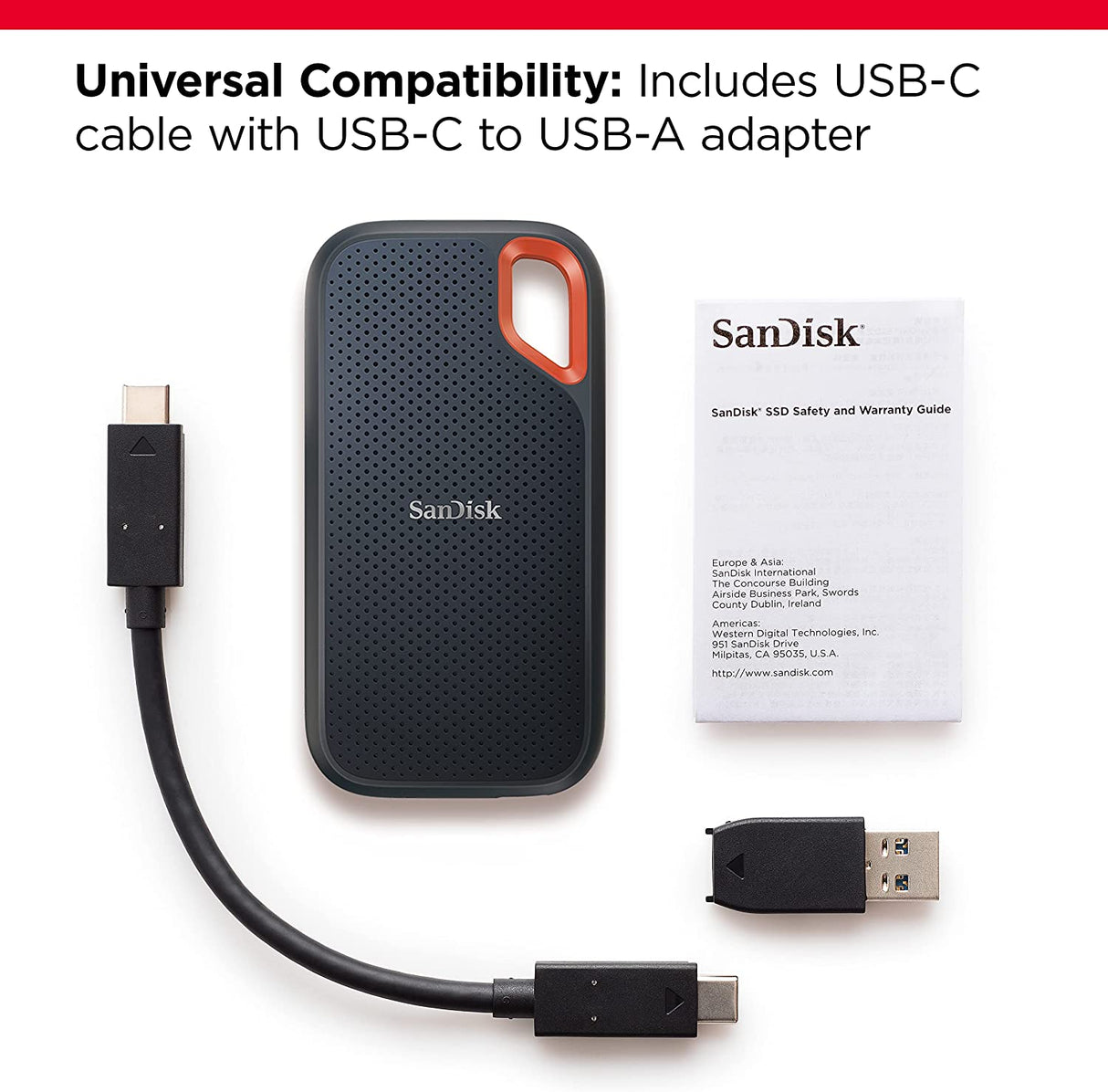 SanDisk Extreme Ext SSD 1050MB/s 500GB - DokanTech #