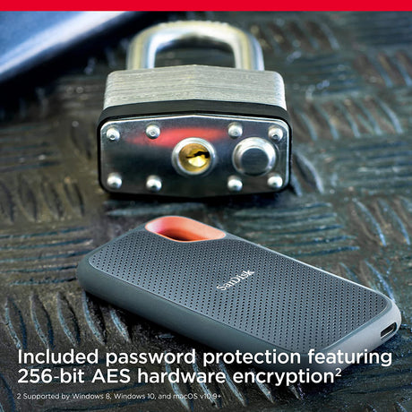 SanDisk Extreme portable SSD – compact size