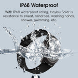ساعة Haylou الشمسية الذكية Haylou-LS05-1، IP68 مقاومة للماء-أسود 