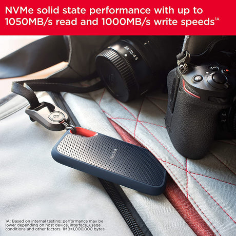 SanDisk Extreme portable SSD – on desk lifestyle