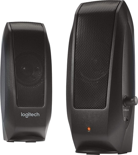 Logitech S120 stereo speakers – volume control