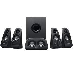 Logitech Z506 5.1 surround sound speaker system – front view
