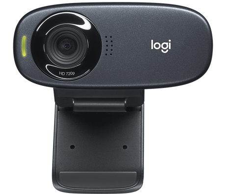 Logitech C310 HD webcam – clip mount detail