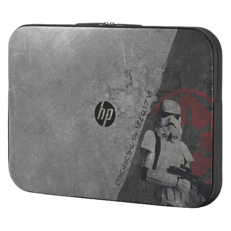 HP Disney 15.6 inch laptop sleeve – front view gray