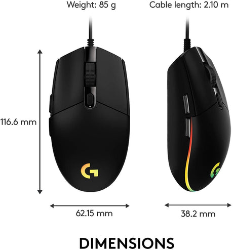 Logitech G203 gaming mouse – lilac variant