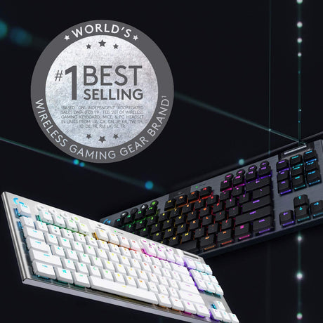Logitech G915 TKL Mechanical Gaming Keyboard GL Tactile Lightspeed Wireless RGB - DokanTech #
