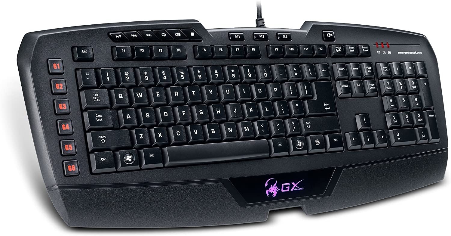 Genius Imperator Gaming Keyboard - Programmable Macros & Profiles ...