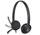Logitech H340 Stereo USB Headset - Black