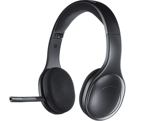 Logitech H800 wireless Bluetooth headset – front view