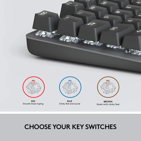 Logitech K845 mechanical keyboard – white backlight