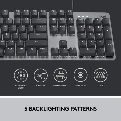Logitech K845 mechanical keyboard – tenkeyless layout