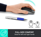 Logitech M190 Wireless Mouse Full Size Ambidextrous Curve Design - DokanTech #