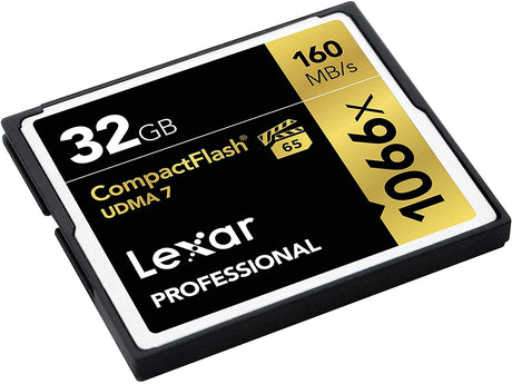 Lexar Professional 1066x CF card – in DSLR camera