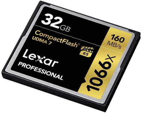 Lexar Professional 1066x CF card – capacity variants