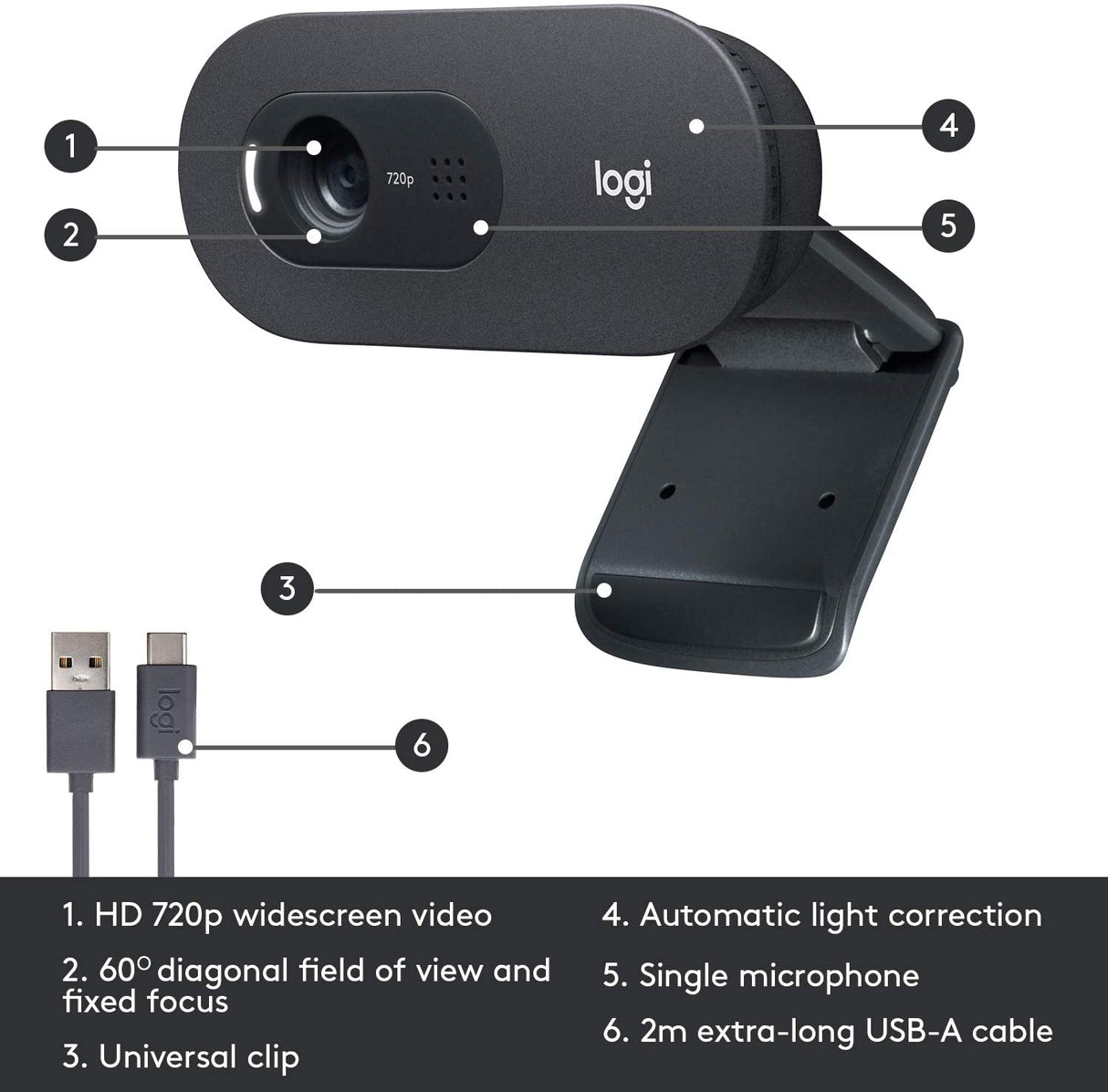 Logitech C505 Webcam - DokanTech #