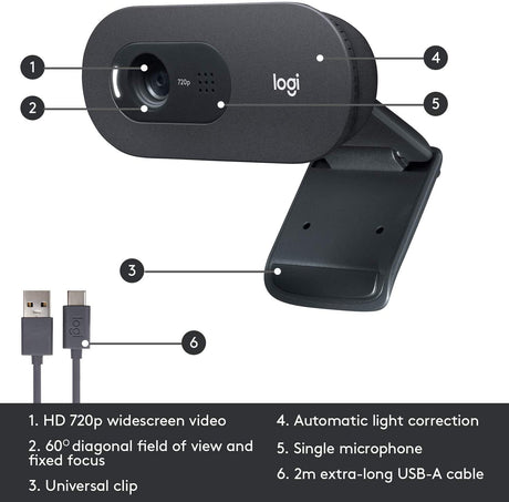 Logitech C505 Webcam - DokanTech #