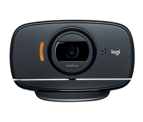Logitech C525 HD portable webcam – front view folded