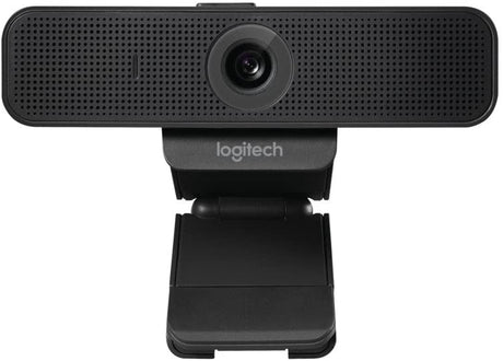 Logitech C925e webcam autofocus lens close-up